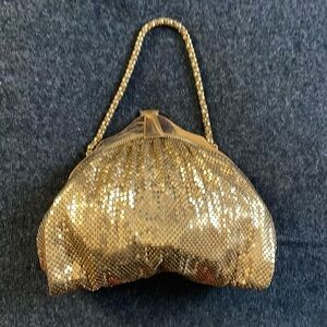 Vintage gold mesh Whiting & Davis bag.
